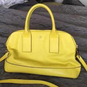 Yellow Kate Spade handbag